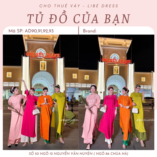 Áo Dài - AD90,91,92,93