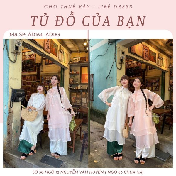 Áo Dài - AD164, AD163