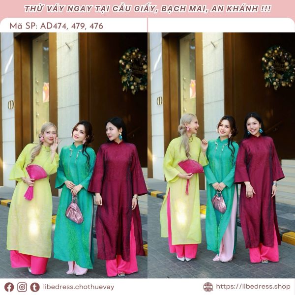 Áo dài - AD474, 479, 476